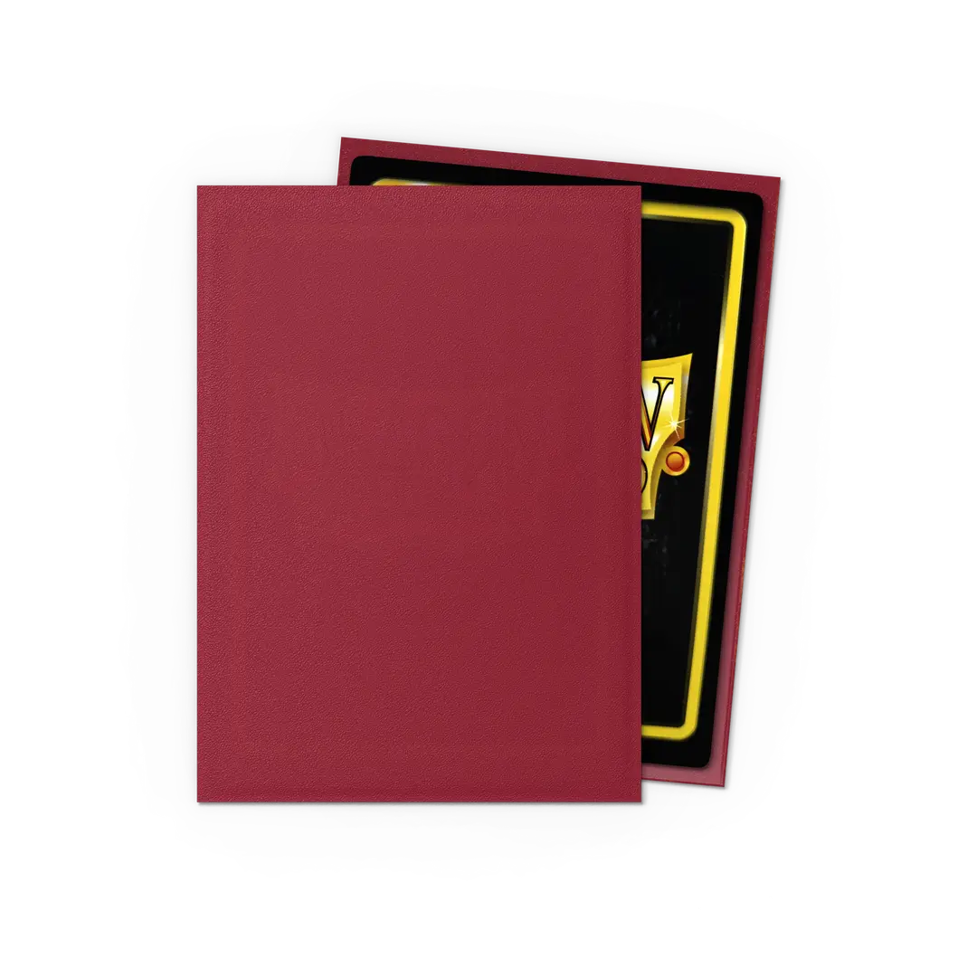 Dragon Shield Sleeves - Matte Standard (Blood Red)