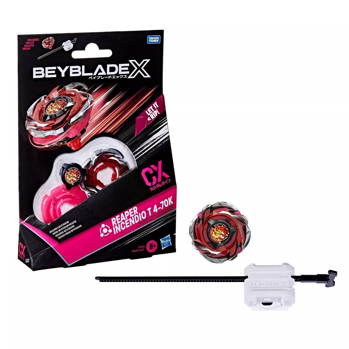 Hasbro Beyblade X Reaper Incendio T4-70K — sealed retail packaging