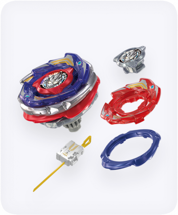Beyblade X CX-00 Tigarage FT3-60T Starter - Ultraman Tiga B4 Limited