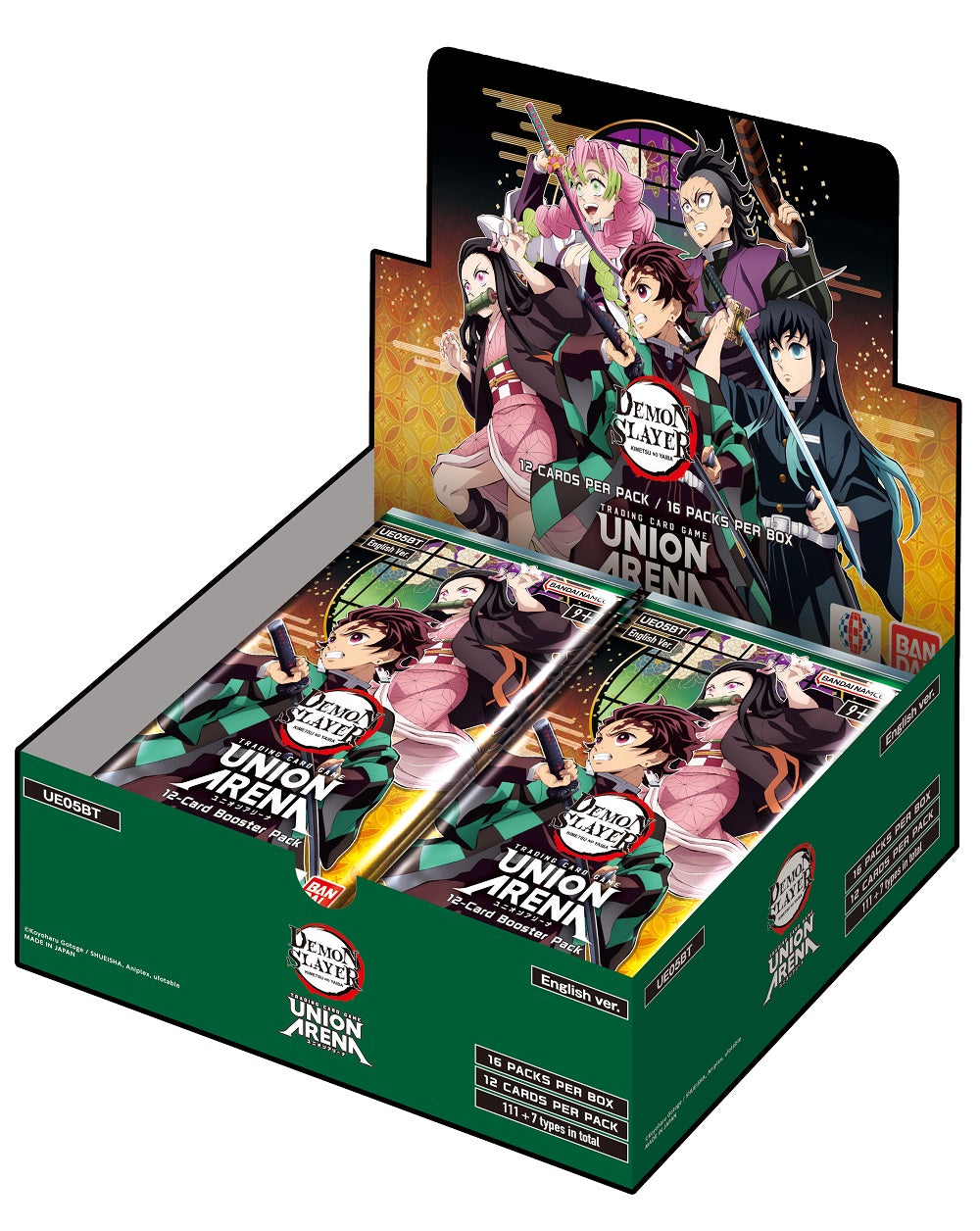 UNION ARENA DEMON SLAYER KIMETSU NO YAIBA BOOSTER BOX