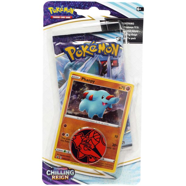 Pokémon TCG - Sword & Shield - Chilling Reign - Checklane Blister Pack (Phanpy)