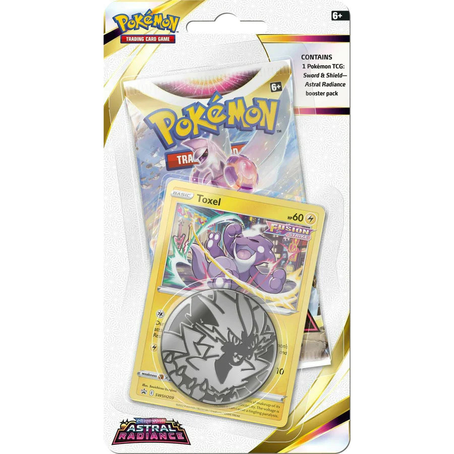 Pokémon TCG - Sword & Shield - Astral Radiance - Checklane Blister Pack (Toxel)