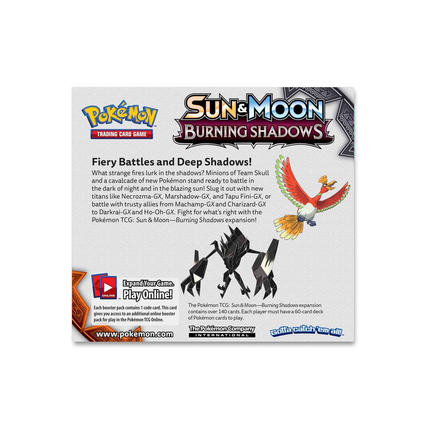 Sm Burning Shadows Booster Box