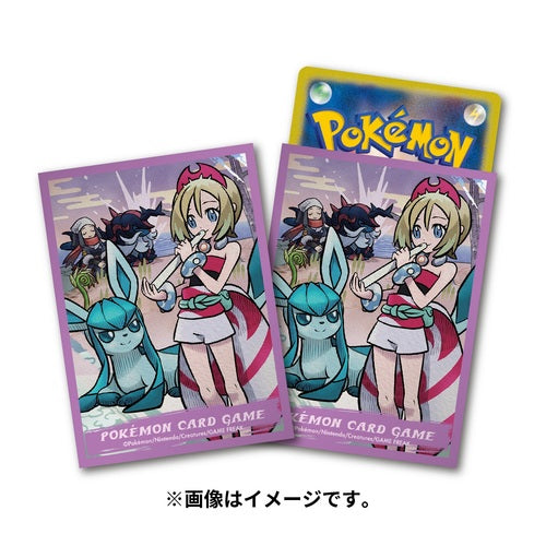 glaceon card sleeves Pokémon Center Japan Official Sleeves: Glaceon Irida Sleeves – Banana Games & Hobby