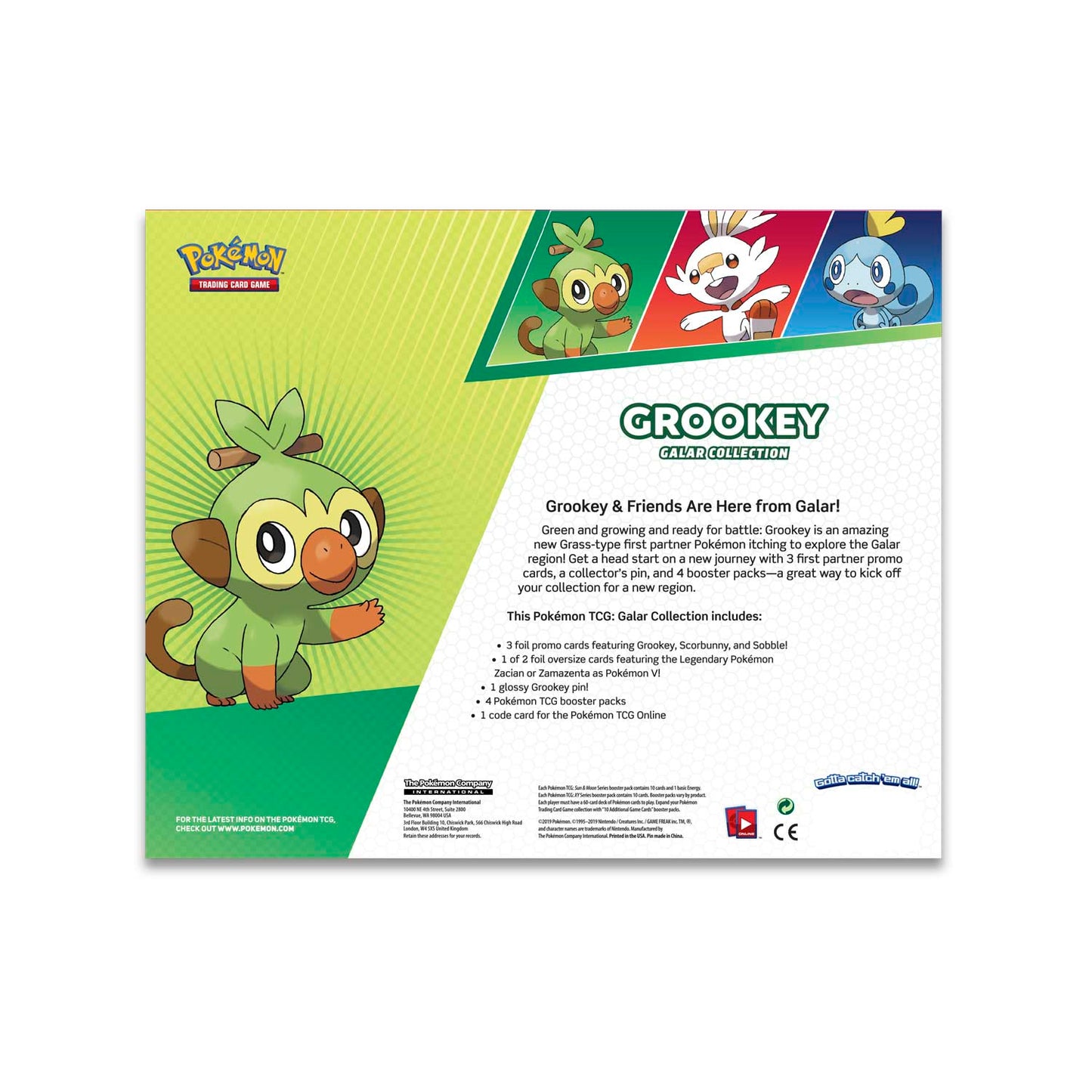 Pokémon TCG - Sword & Shield - Grookey Galar Collection