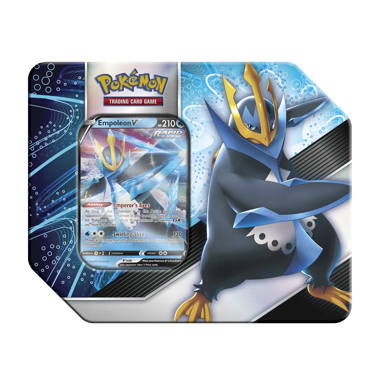 Pokmon - Sword & Shield - V Powers Tin (Empoleon V) Banana Games & Hobby Pokmon - Sword & Shield - V Powers Tin (Empoleon V) Banana Games & Hobby