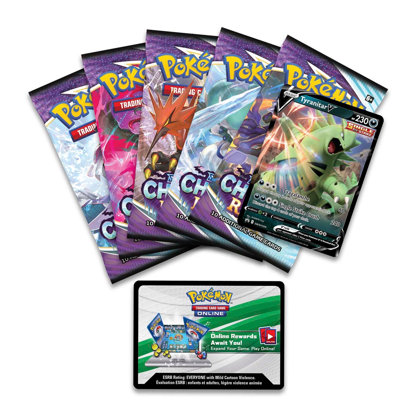 Pokémon - Sword & Shield - V Strikers Tin (Tyranitar V)