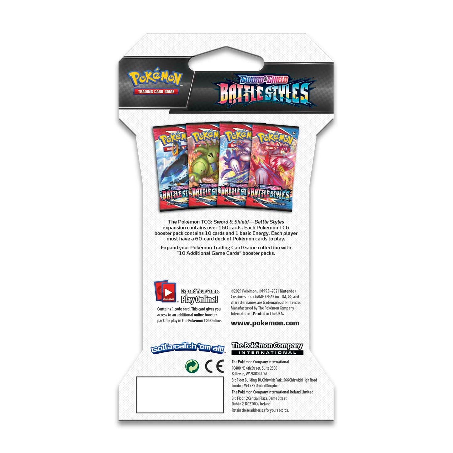 Pokémon - Sword & Shield - Battle Styles - Sleeved Booster Pack