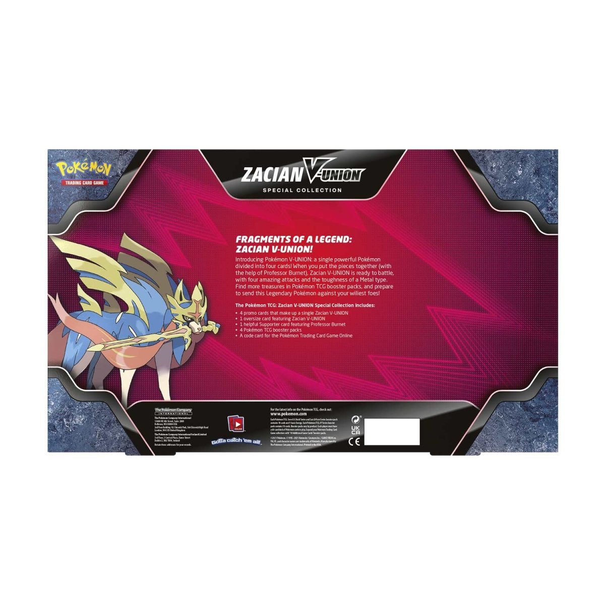 Pokémon TCG - Sword & Shield - Zacian V-Union Special Collection