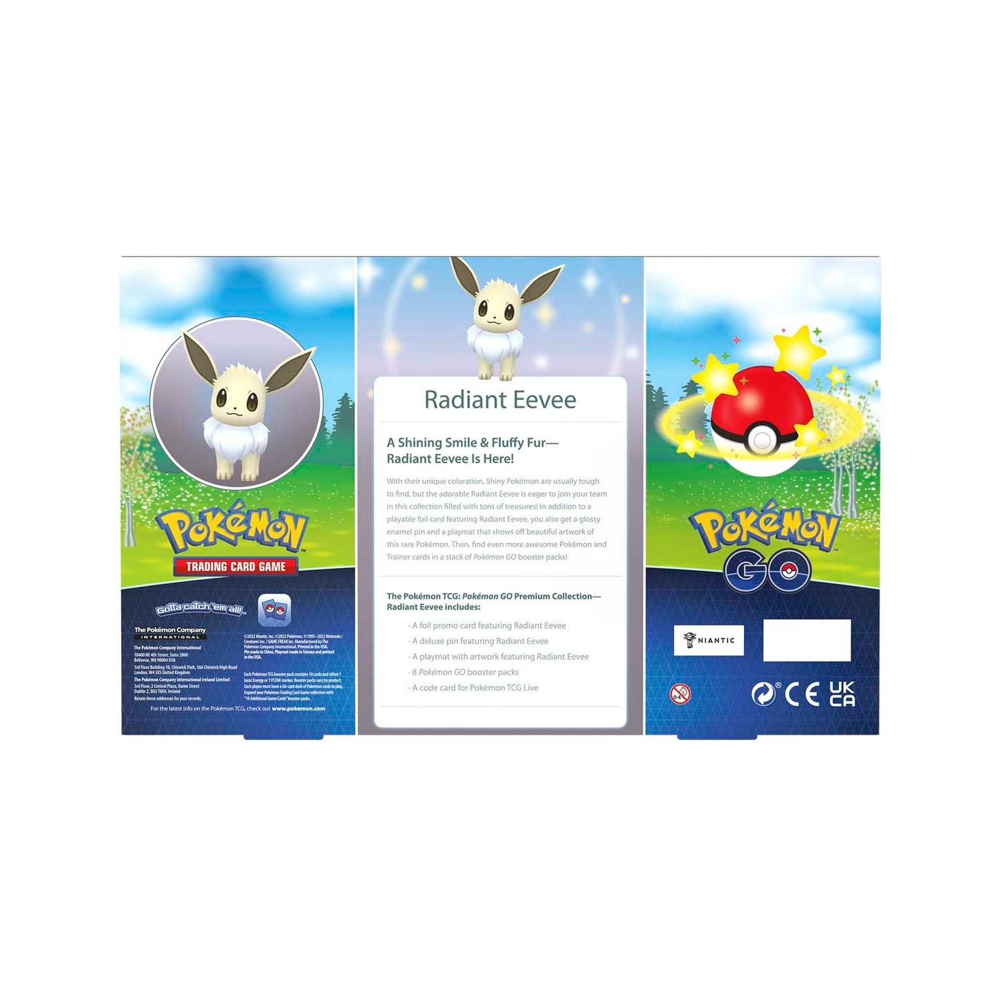 Pokémon TCG - Sword & Shield - Pokemon Go - Radiant Eevee Premium Collection