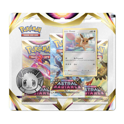 Pokémon TCG: Astral Radiance 3 Pack Blister (Eevee)