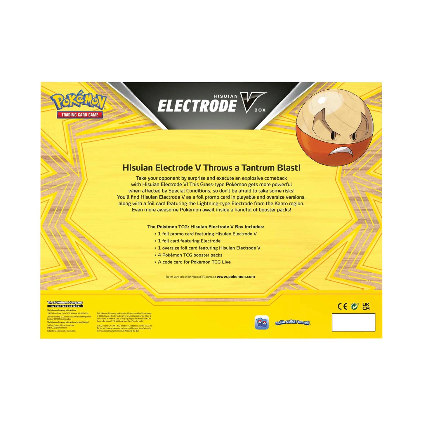 Pokémon TCG - Sword & Shield - Hisuian Electrode V Box
