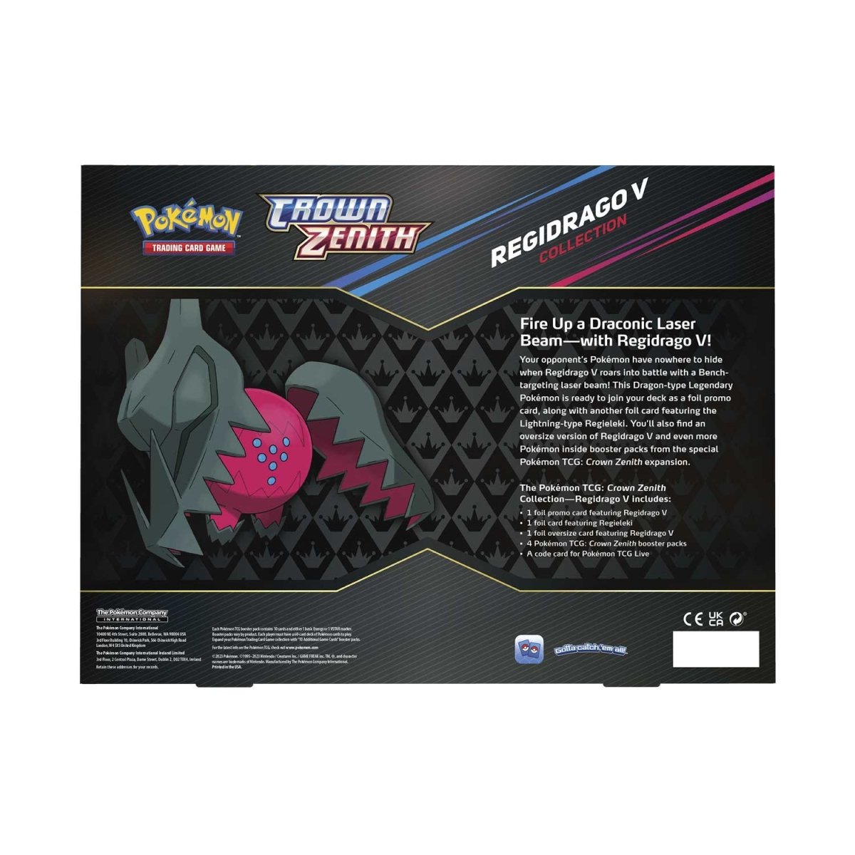 Pokémon TCG - Sword & Shield - Crown Zenith - Regidrago V Collection