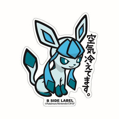 Pokémon B-SIDE LABEL small Sticker - Glaceon
