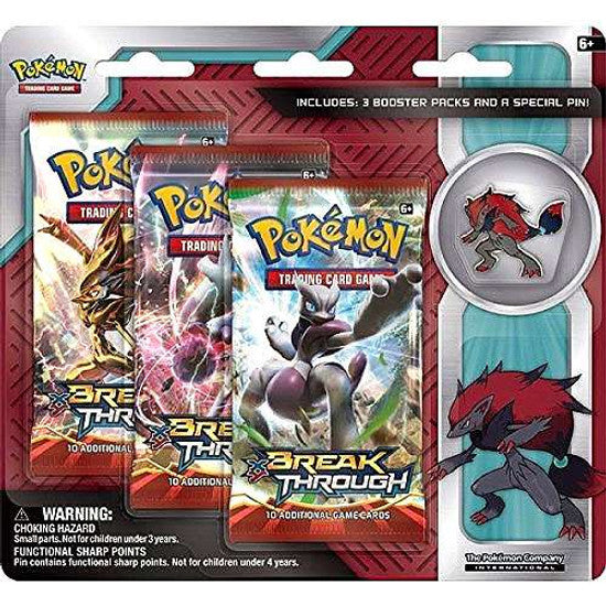 Pokmon TCG - XY - BREAKthrough - 3 Packs Blister (Zoroark) Banana Games & Hobby Pokmon TCG - XY - BREAKthrough - 3 Packs Blister (Zoroark) Banana Games & Hobby
