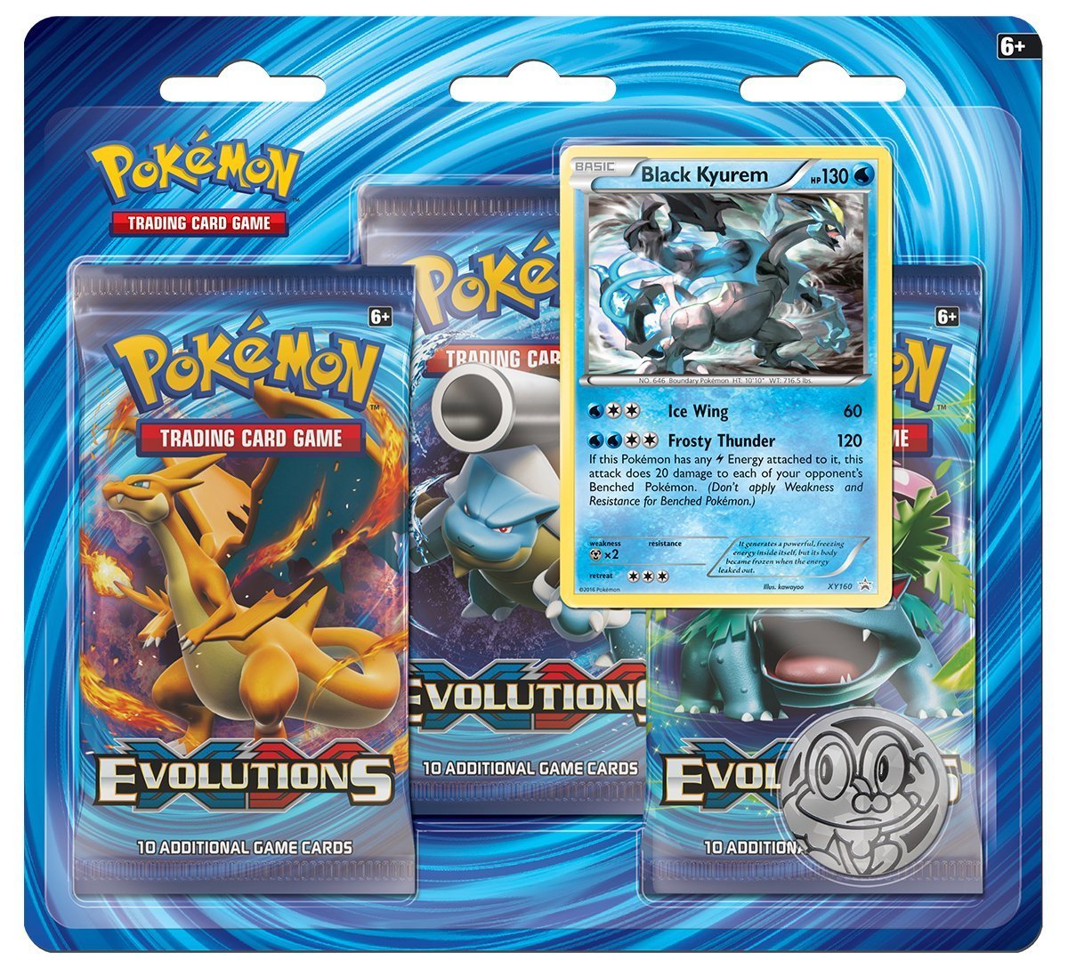 XY Evolution 3 Pack (Black Kyurem)