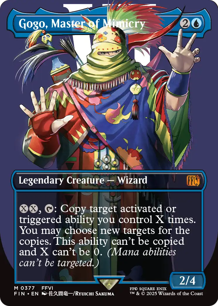 Gogo, Master of Mimicry (Borderless) (FIN-377) [FINAL FANTASY]