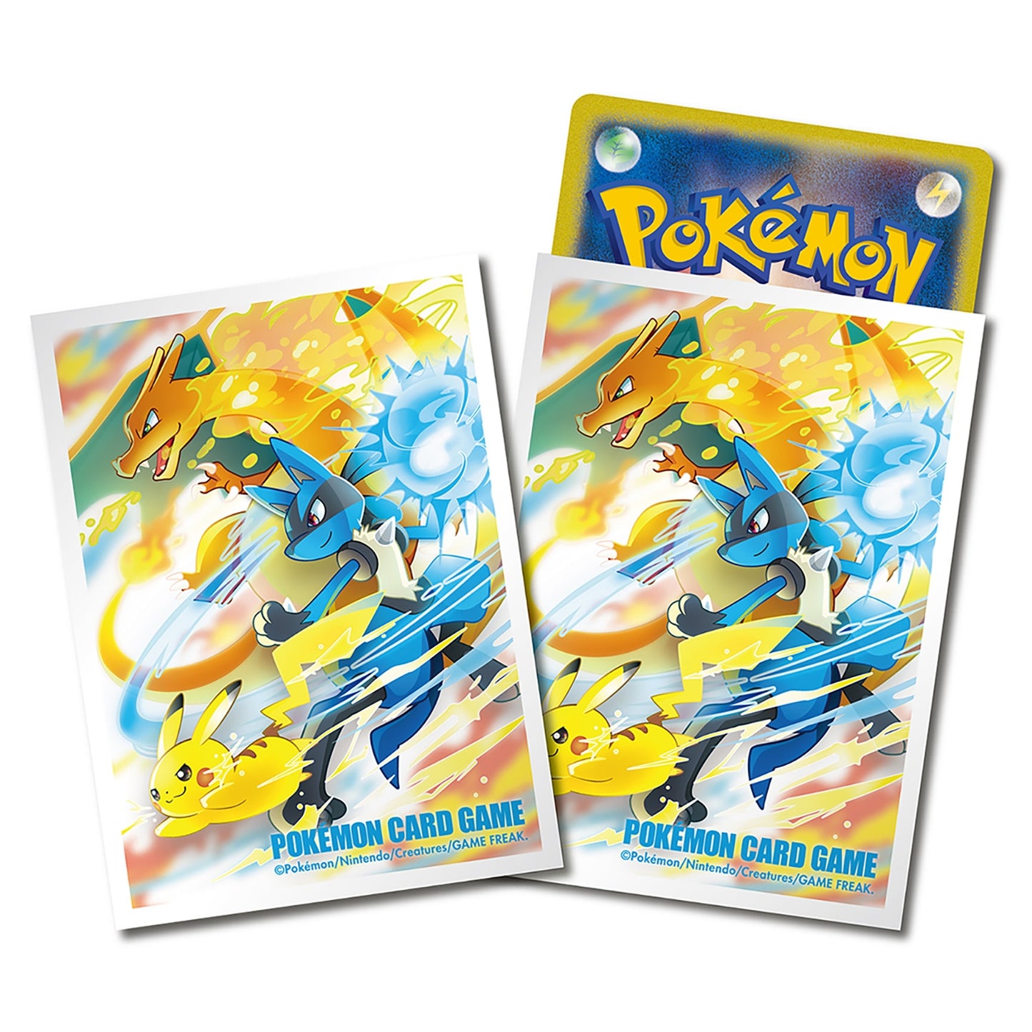 Pokémon Center Japan Official Sleeves: Pikachu & Lucario & Charizard Sleeves