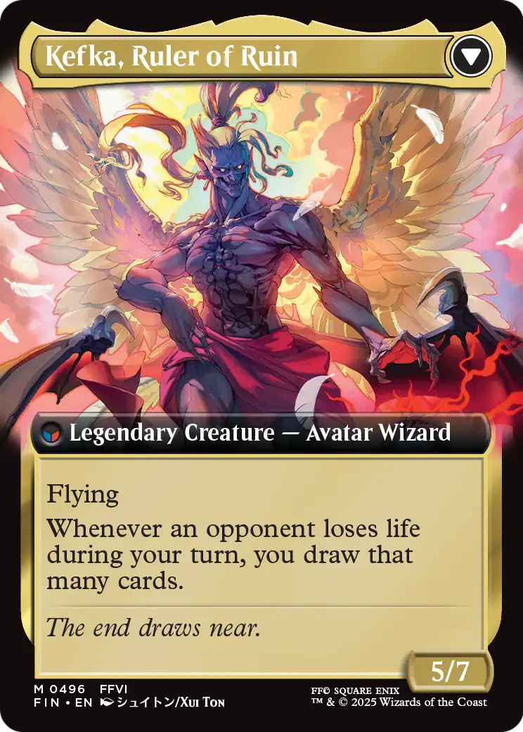 Kefka, Court Mage (Extended Art) (FIN-496) [FINAL FANTASY] Foil