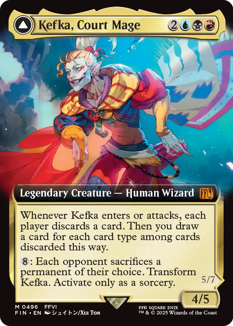 Kefka, Court Mage (Extended Art) (FIN-496) [FINAL FANTASY]