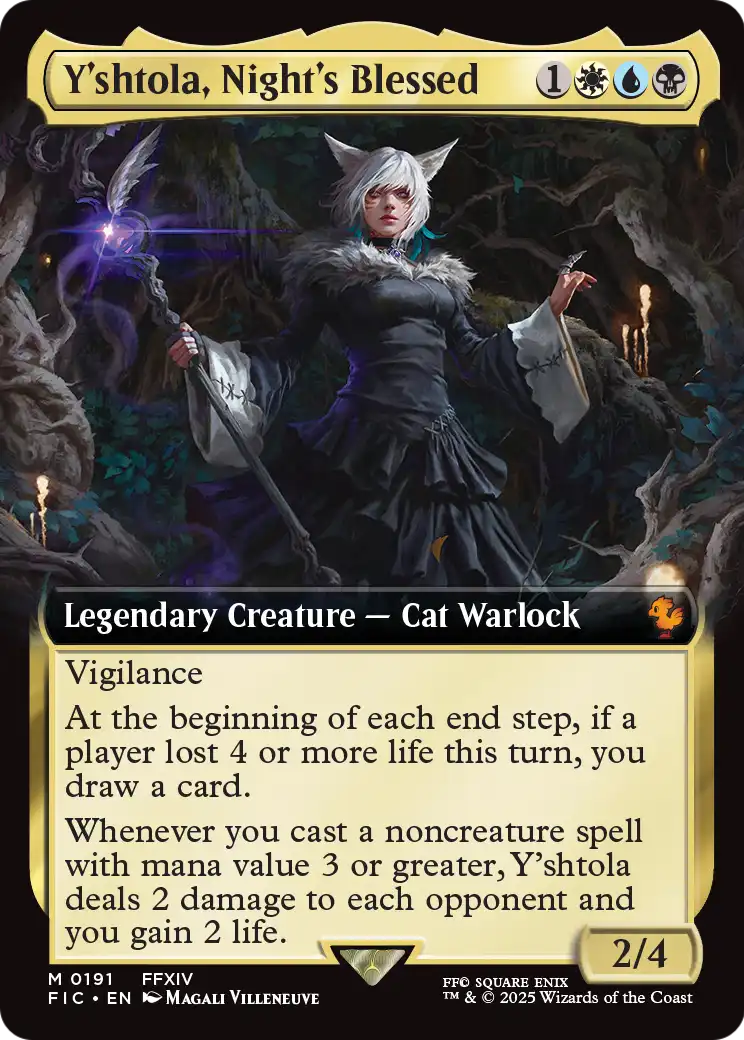 Y'shtola, Night's Blessed (Extended Art) (FIC-191) [Commander: FINAL FANTASY]
