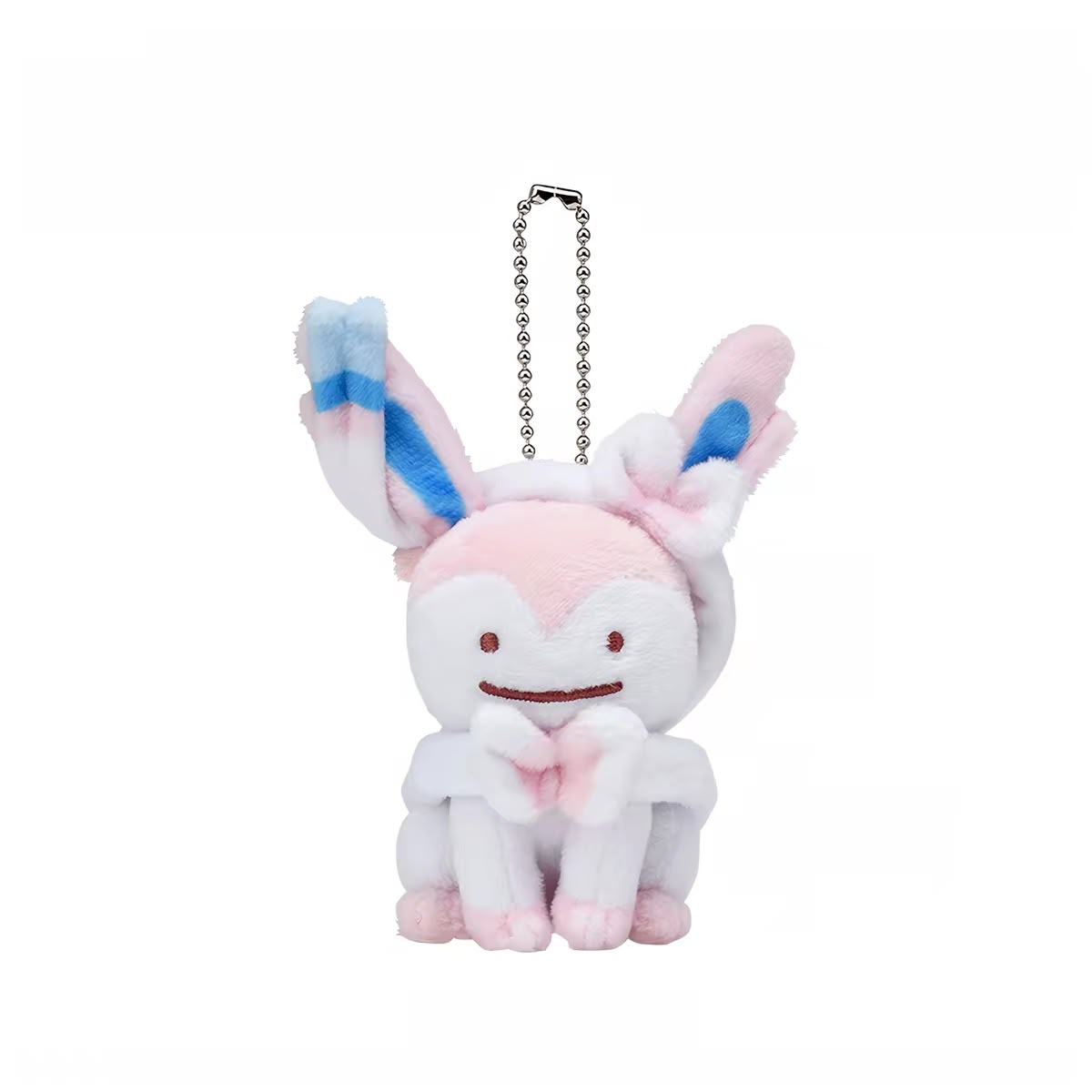 Ditto As Sylveon Plush Key Chain (Pokemon Center China)