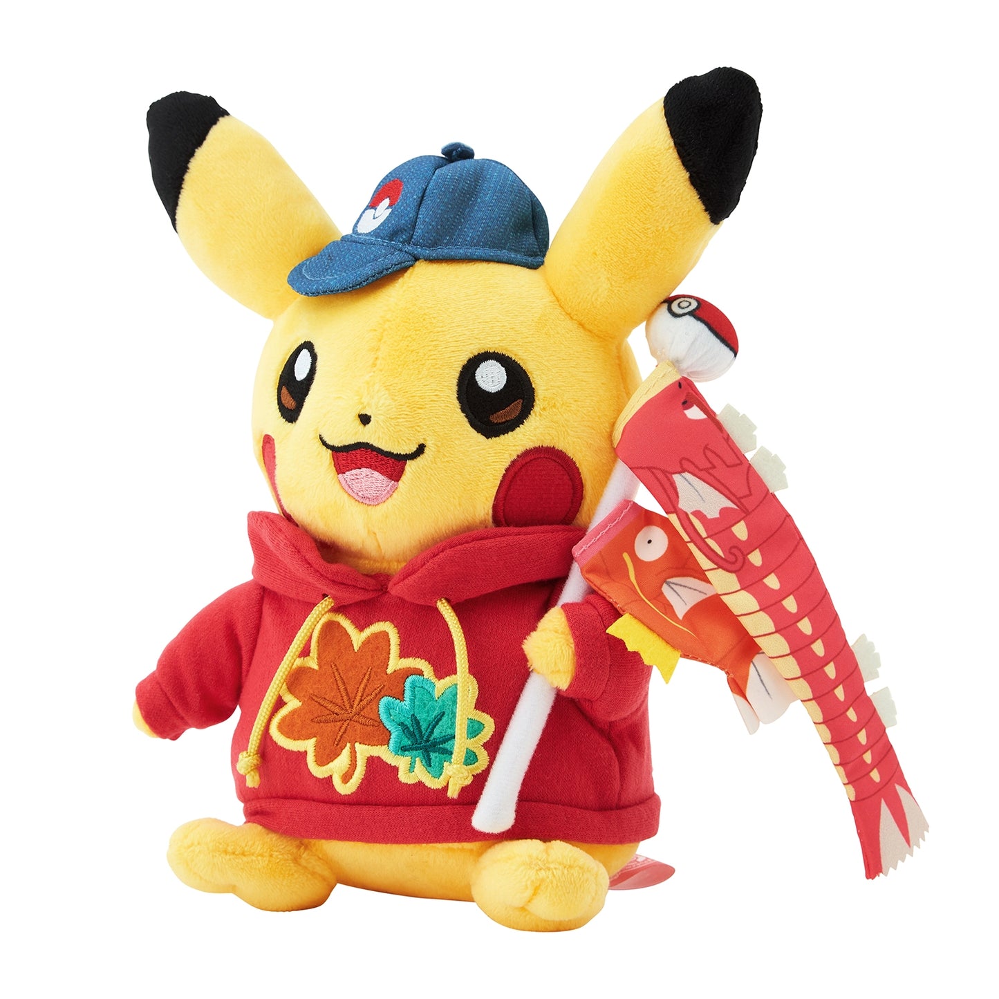 Pokemon Center Pikachu and Pokemon flag plush (Pokémon Center Japan)