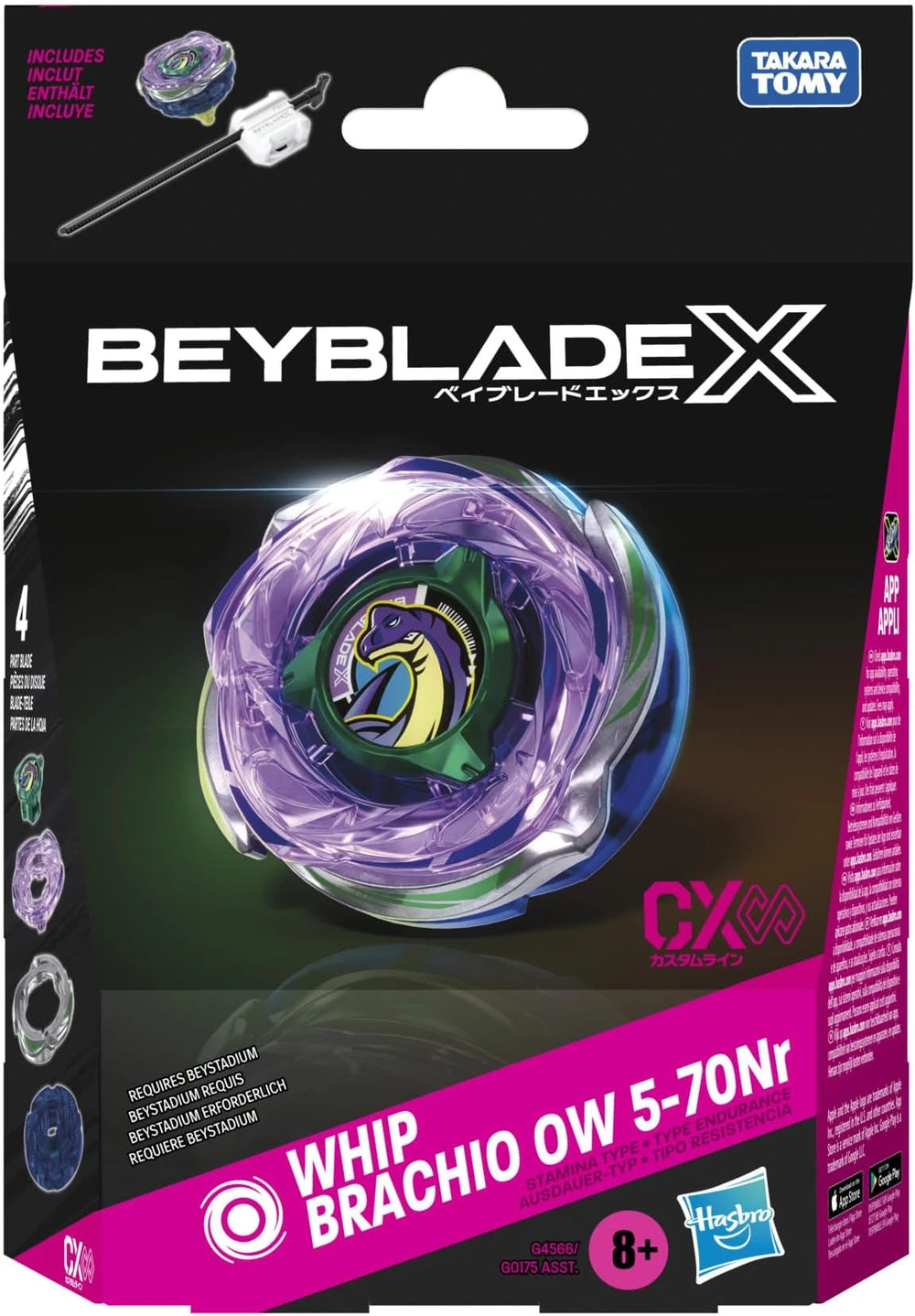 [PREORDER] (Hasbro) Beyblade X - Whip Brachio OW 5-70NR - TBD