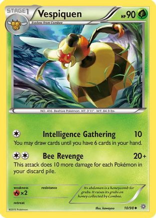 Vespiquen (10) 10/98 - XY  Ancient Origins