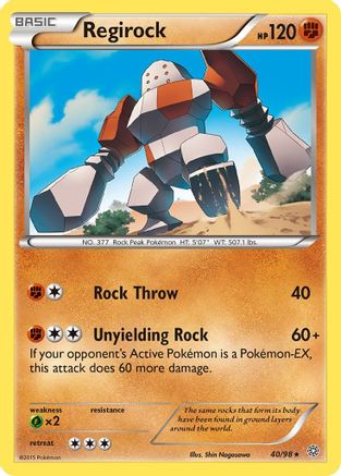 Regirock 40/98 - XY  Ancient Origins