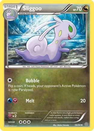 Sliggoo 59/98 - XY  Ancient Origins Reverse Holofoil