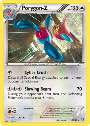 Porygon-Z (66) 66/98 - XY  Ancient Origins Reverse Holofoil