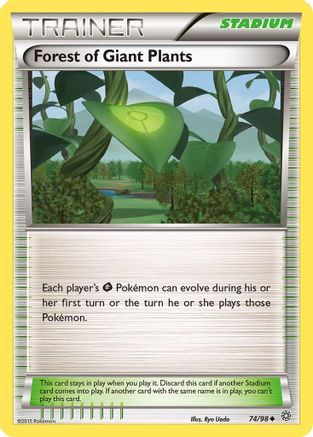 Forest of Giant Plants 74/98 - XY  Ancient Origins Reverse Holofoil