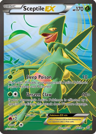 Sceptile EX (84 Full Art)/98 - XY  Ancient Origins Holofoil