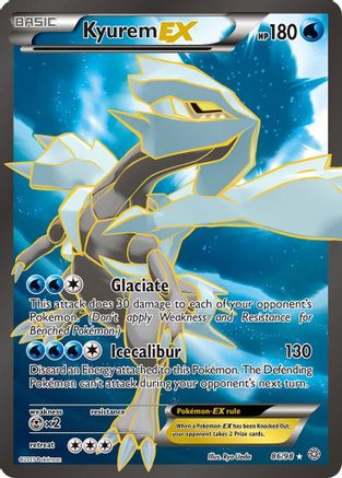 Kyurem EX (86 Full Art)/98 - XY  Ancient Origins Holofoil