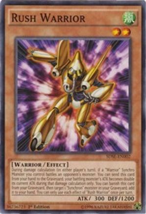 Rush Warrior (SDSE-EN002) - Structure Deck: Synchron Extreme 1st Edition