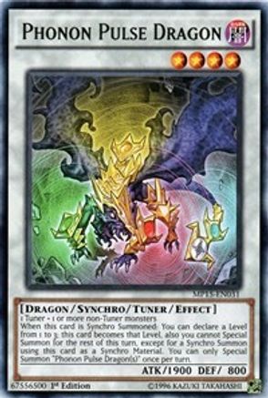 Phonon Pulse Dragon (MP15-EN031) - 2015 Mega-Tins Mega Pack 1st Edition