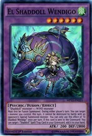 El Shaddoll Wendigo (MP15-EN221) - 2015 Mega-Tins Mega Pack 1st Edition