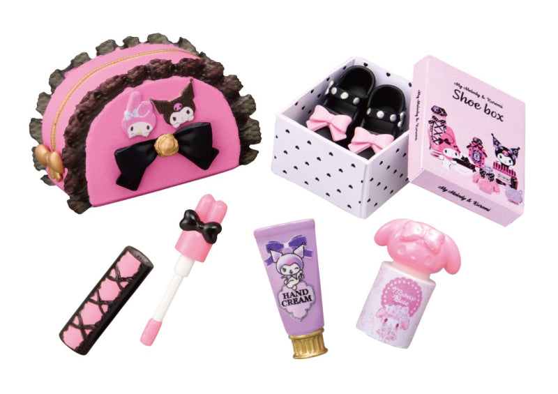 Sanrio: My Melody & Kuromi Cosmetics (1 Random Box) (Re-ment Blind Box)