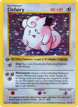 Clefairy - Base Set Shadowless