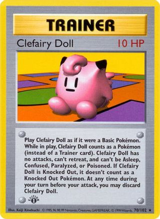 Clefairy Doll - Base Set Shadowless 1st Edition