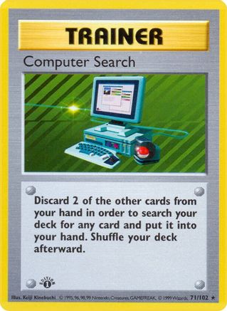 Computer Search 71 - Base Set Shadowless