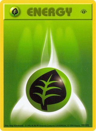 Grass Energy 99 - Base Set Shadowless
