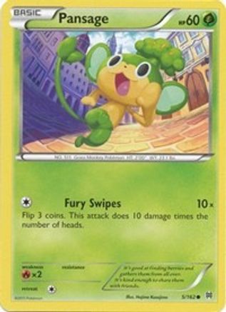 Pansage 5/162 - XY  BREAKthrough