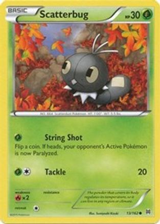 Scatterbug 13/162 - XY  BREAKthrough Reverse Holofoil