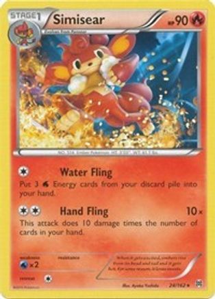 Simisear 24/162 - XY  BREAKthrough Reverse Holofoil
