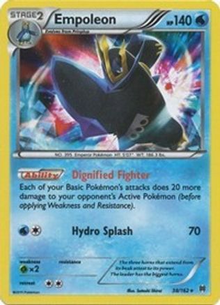 Empoleon 38/162 - XY  BREAKthrough Reverse Holofoil