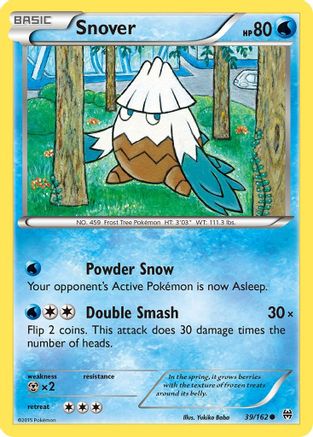 Snover 39/162 - XY  BREAKthrough Reverse Holofoil