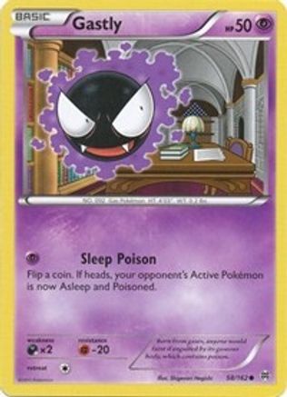Gastly 58/162 - XY  BREAKthrough