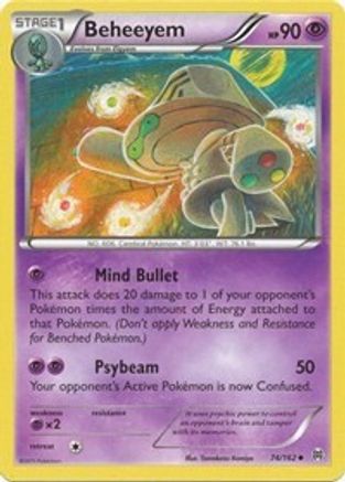 Beheeyem 74/162 - XY  BREAKthrough Reverse Holofoil